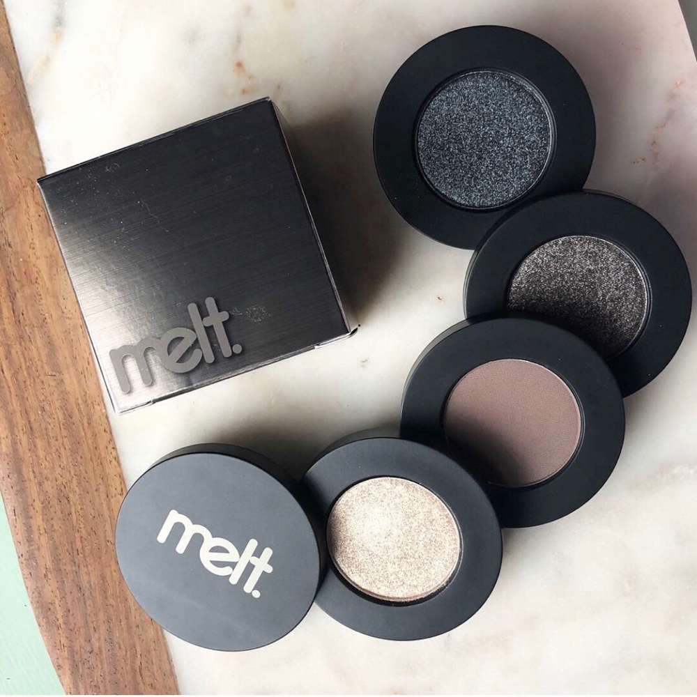 Melt Cosmetics GUNMETAL eyeshadow stack